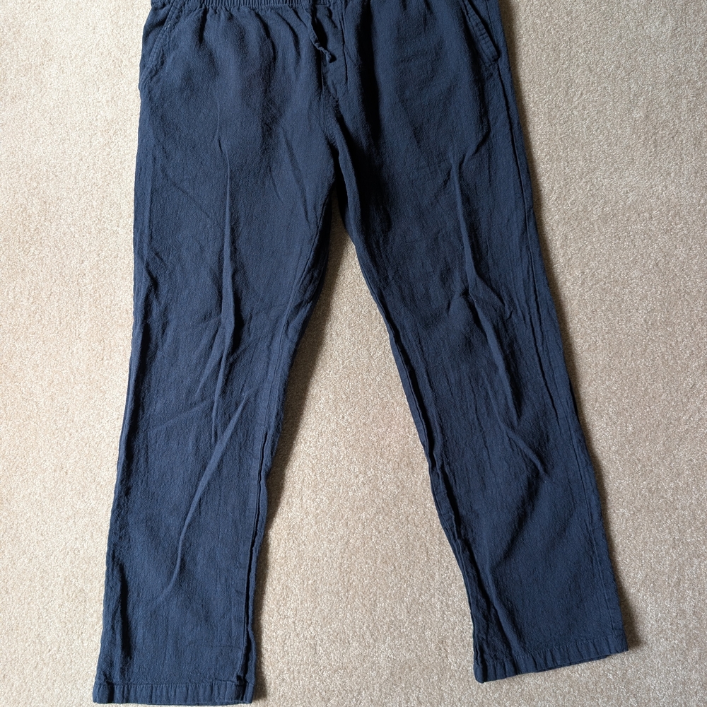 Old Navy 90s Straight Linen Blend Pants